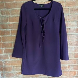 S deep purple Nastygal dress